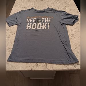 Slightly worn Bass Pro Shop T-shirt size Sm 100%cotton blue